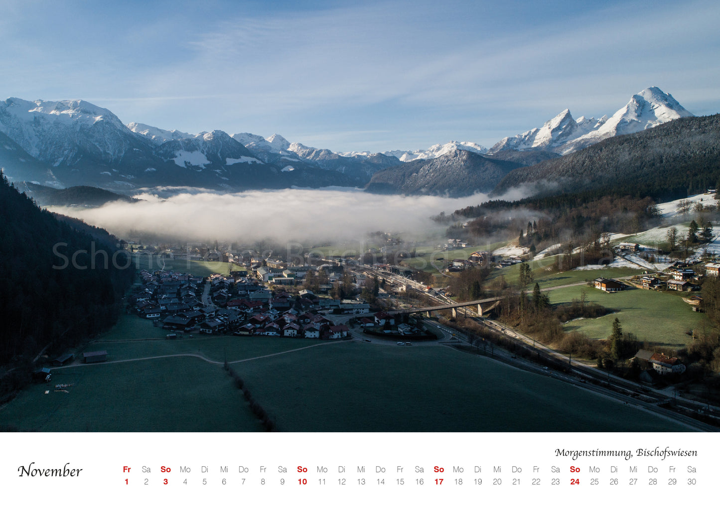 Kalender 2024 inkl. Adventskalender Berchtesgaden