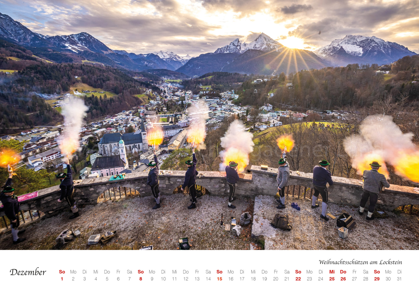 Kalender 2024 inkl. Adventskalender Berchtesgaden
