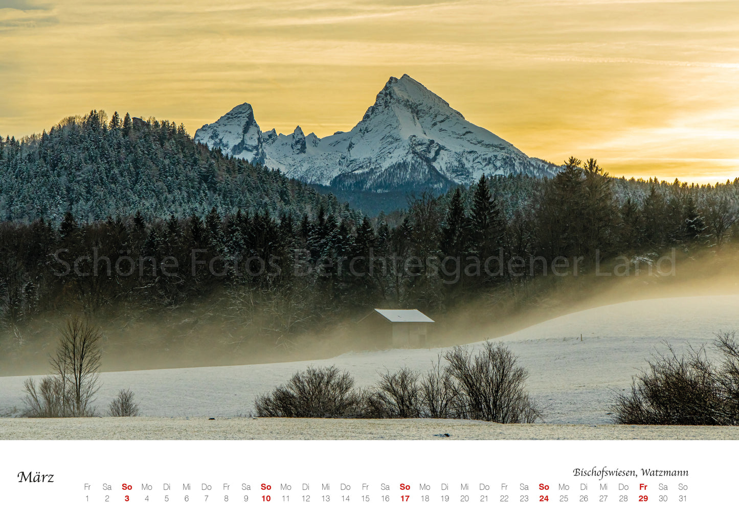 Kalender 2024 inkl. Adventskalender Berchtesgaden