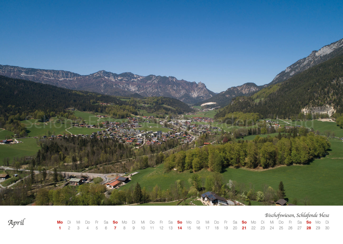 Kalender 2024 inkl. Adventskalender Berchtesgaden