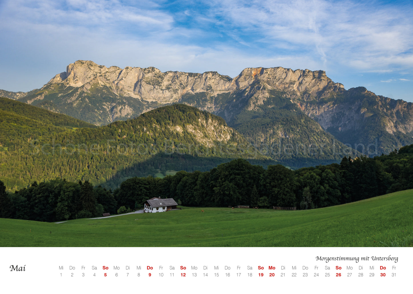 Kalender 2024 inkl. Adventskalender Berchtesgaden