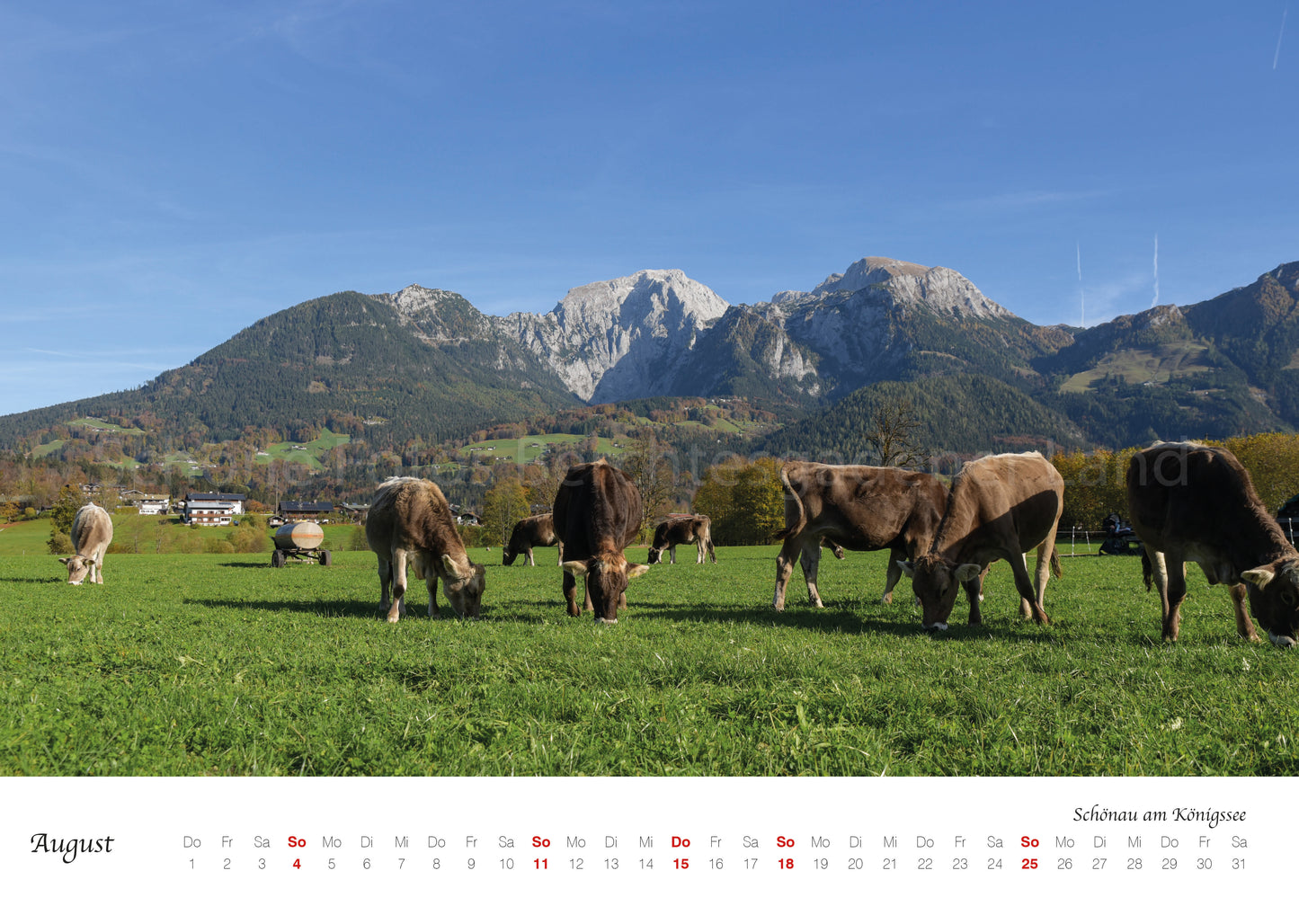 Kalender 2024 inkl. Adventskalender Berchtesgaden