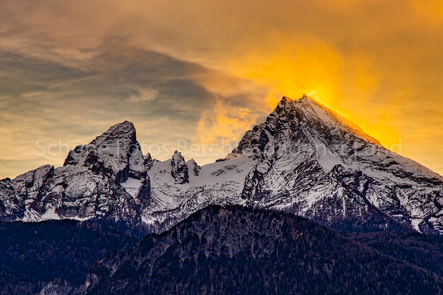 Watzmann Sonnenuntergang