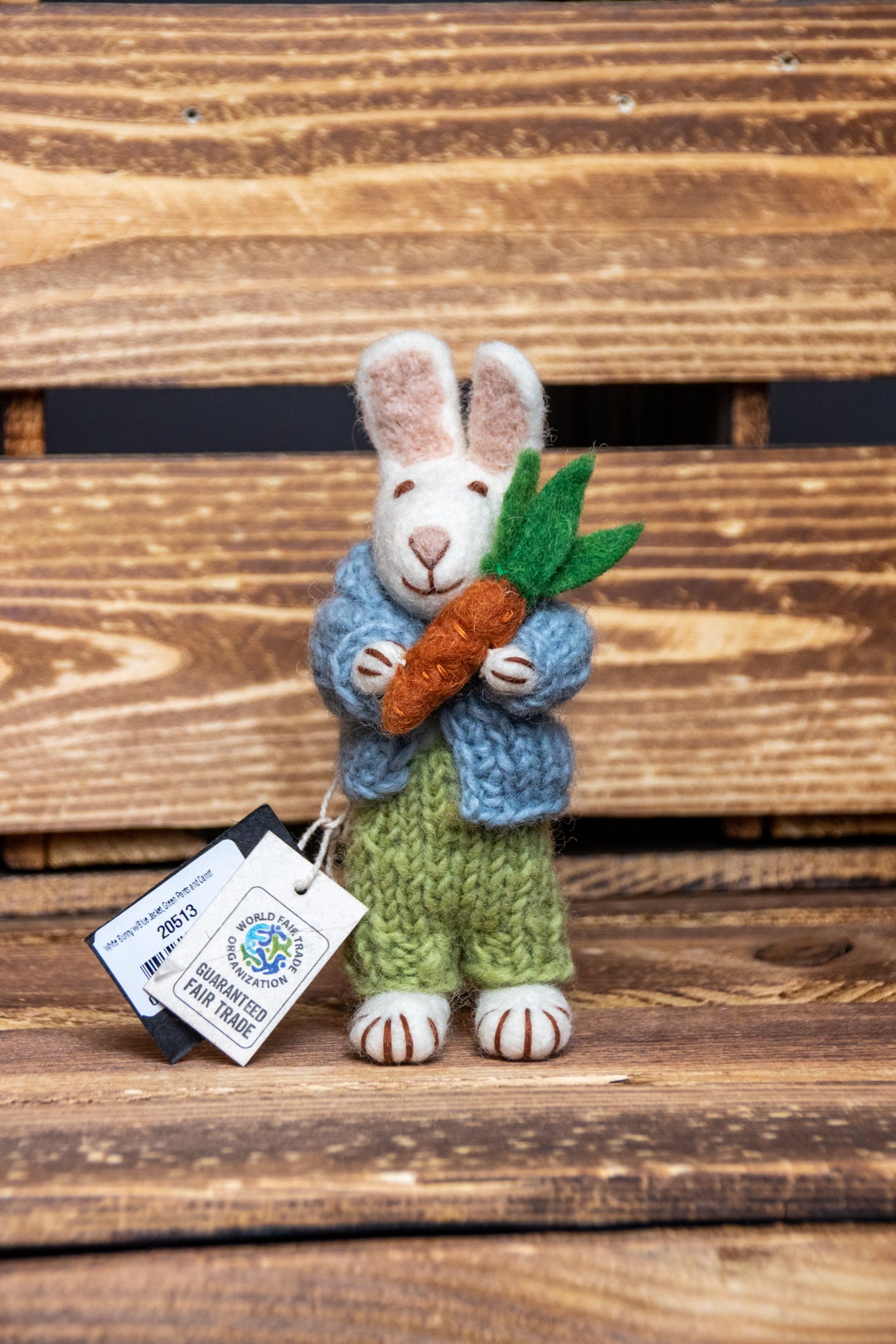 Filz Hase mit Karotte