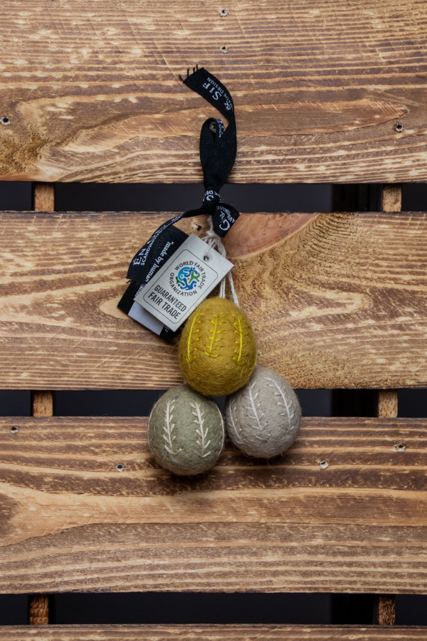 Filz Ostereier 3er Set