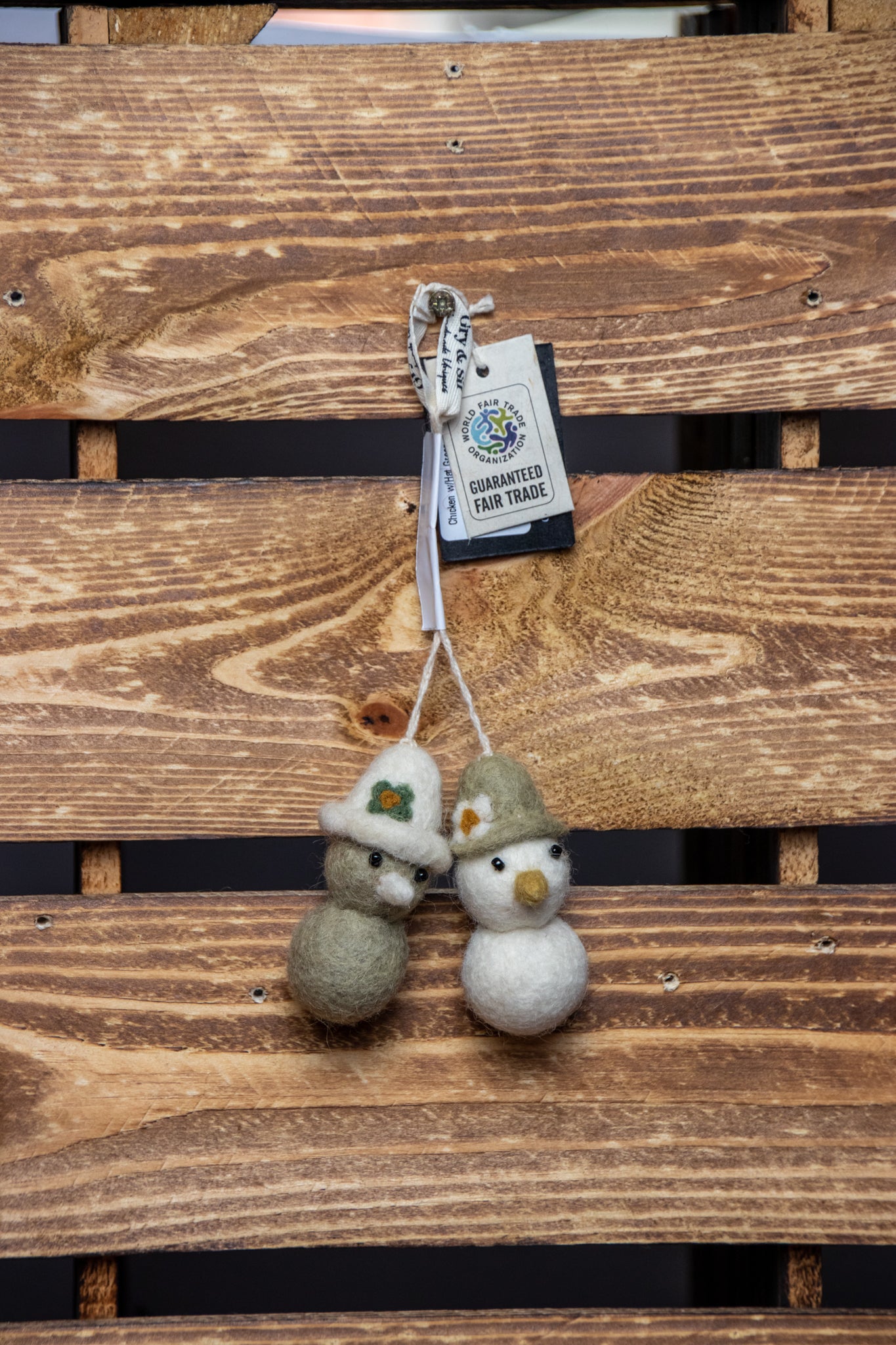 Filz Hühner 2er Set