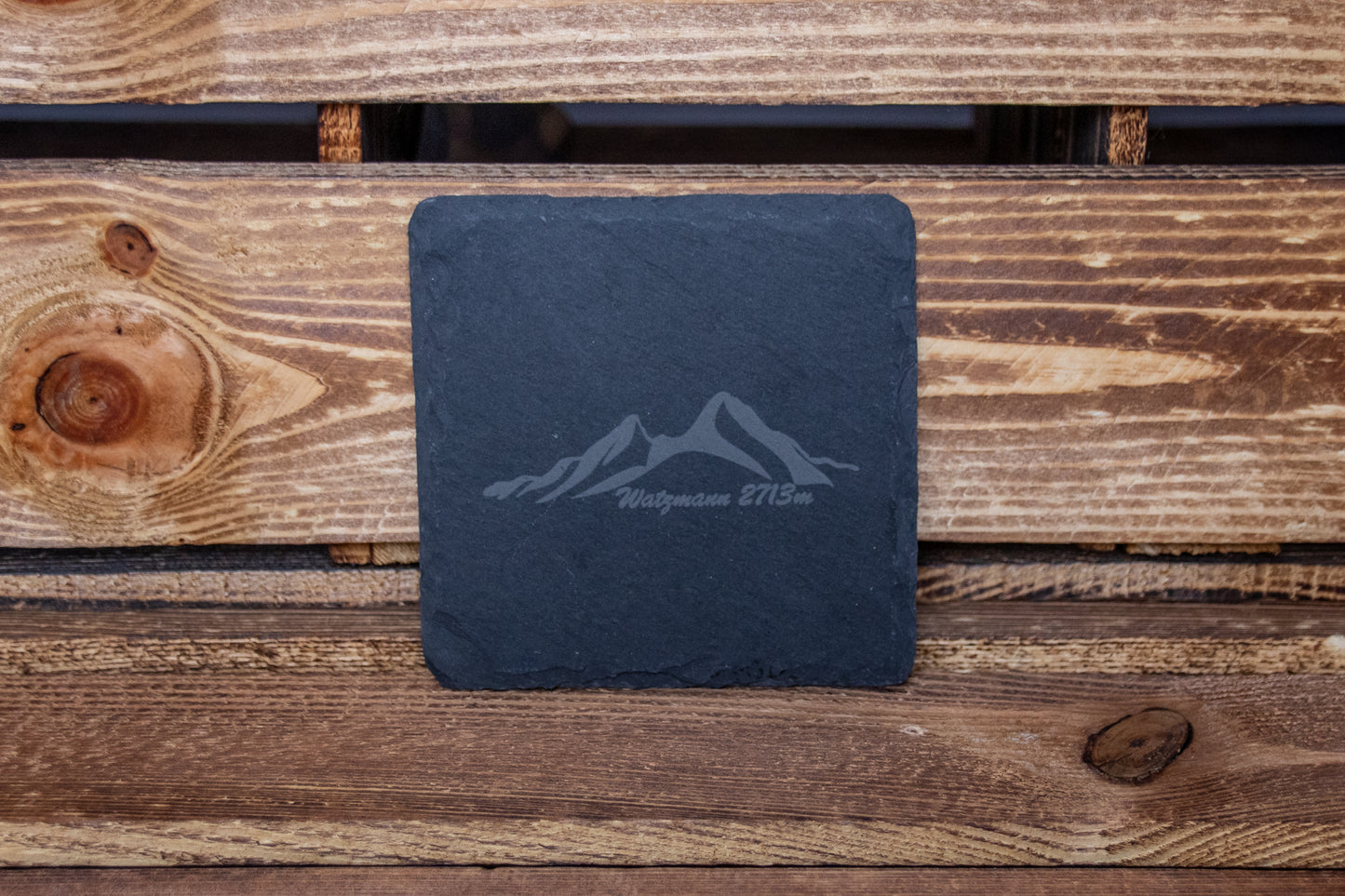 Schiefer Untersetzer Watzmann