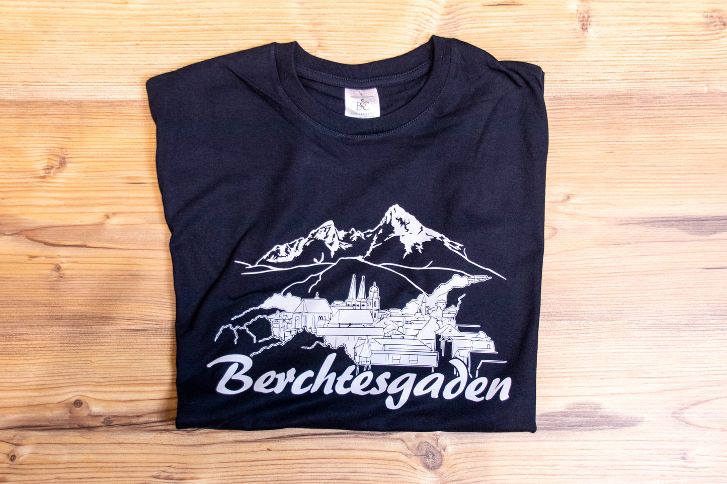 Unisex T-Shirt, Berchtesgaden Zeichnung