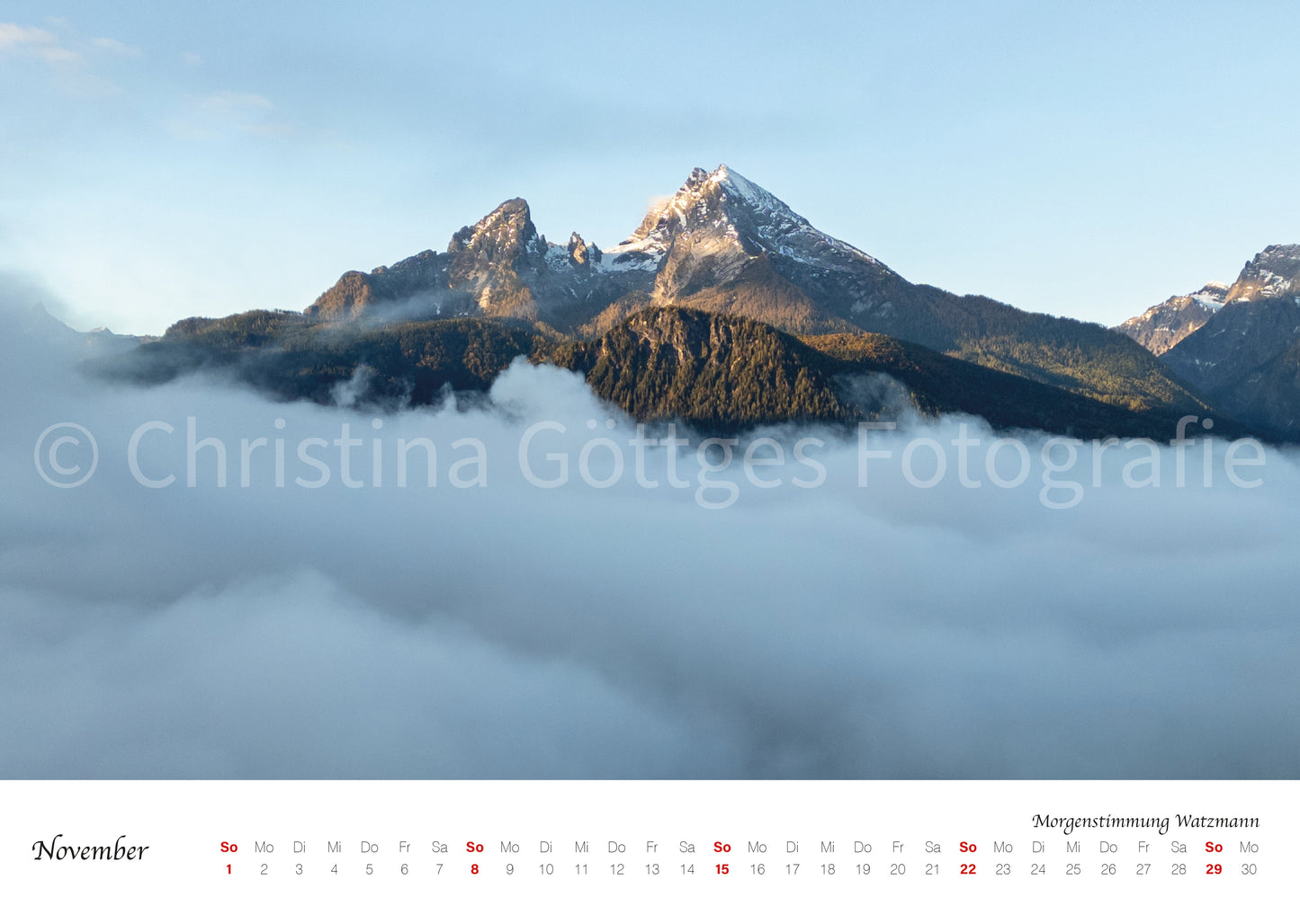 Wand Kalender Berchtesgaden 2026