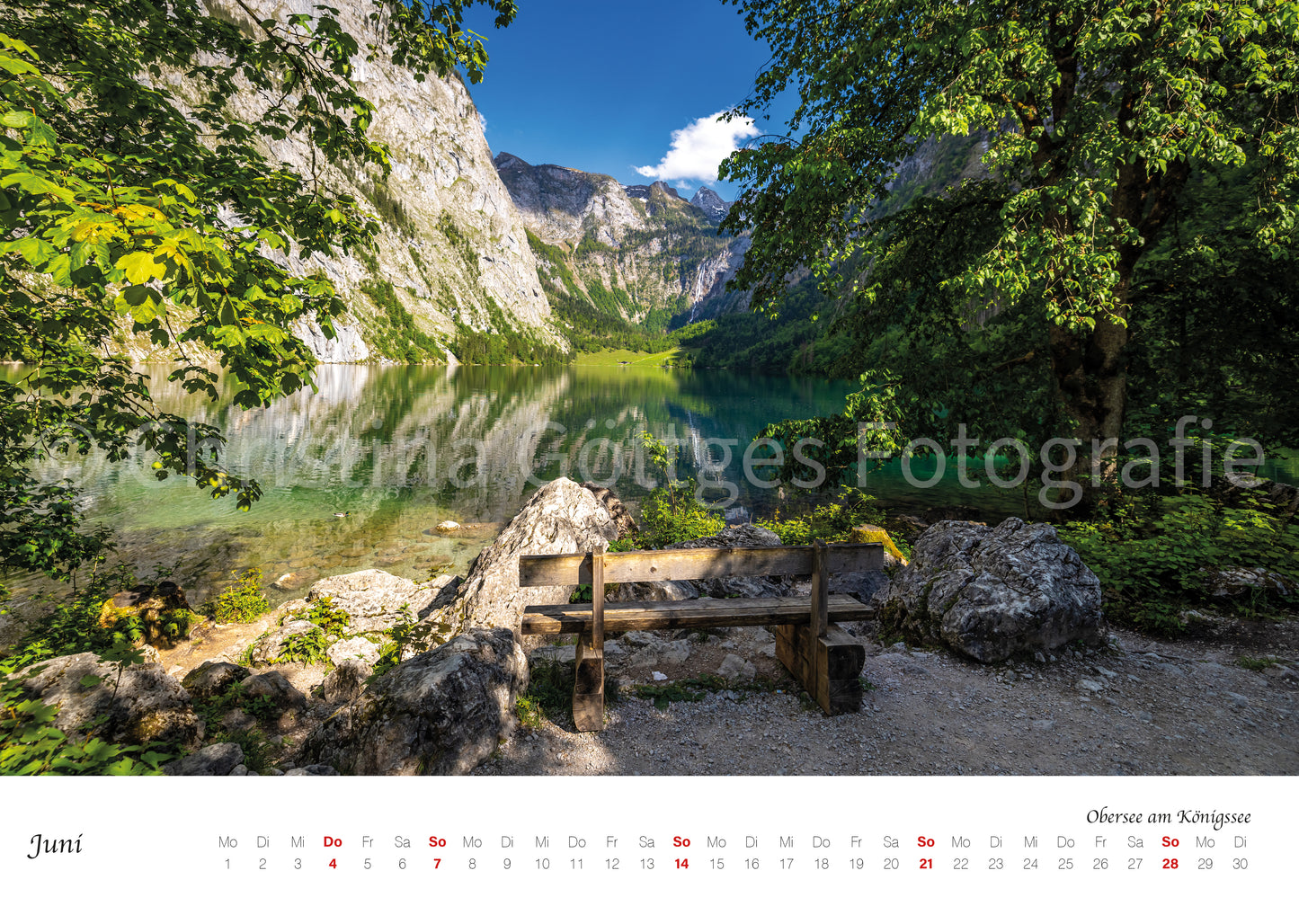 Wand Kalender Berchtesgaden 2026