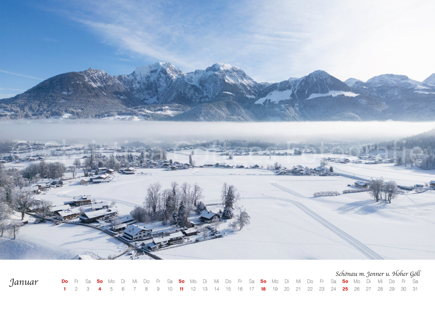 Wand Kalender Berchtesgaden 2026
