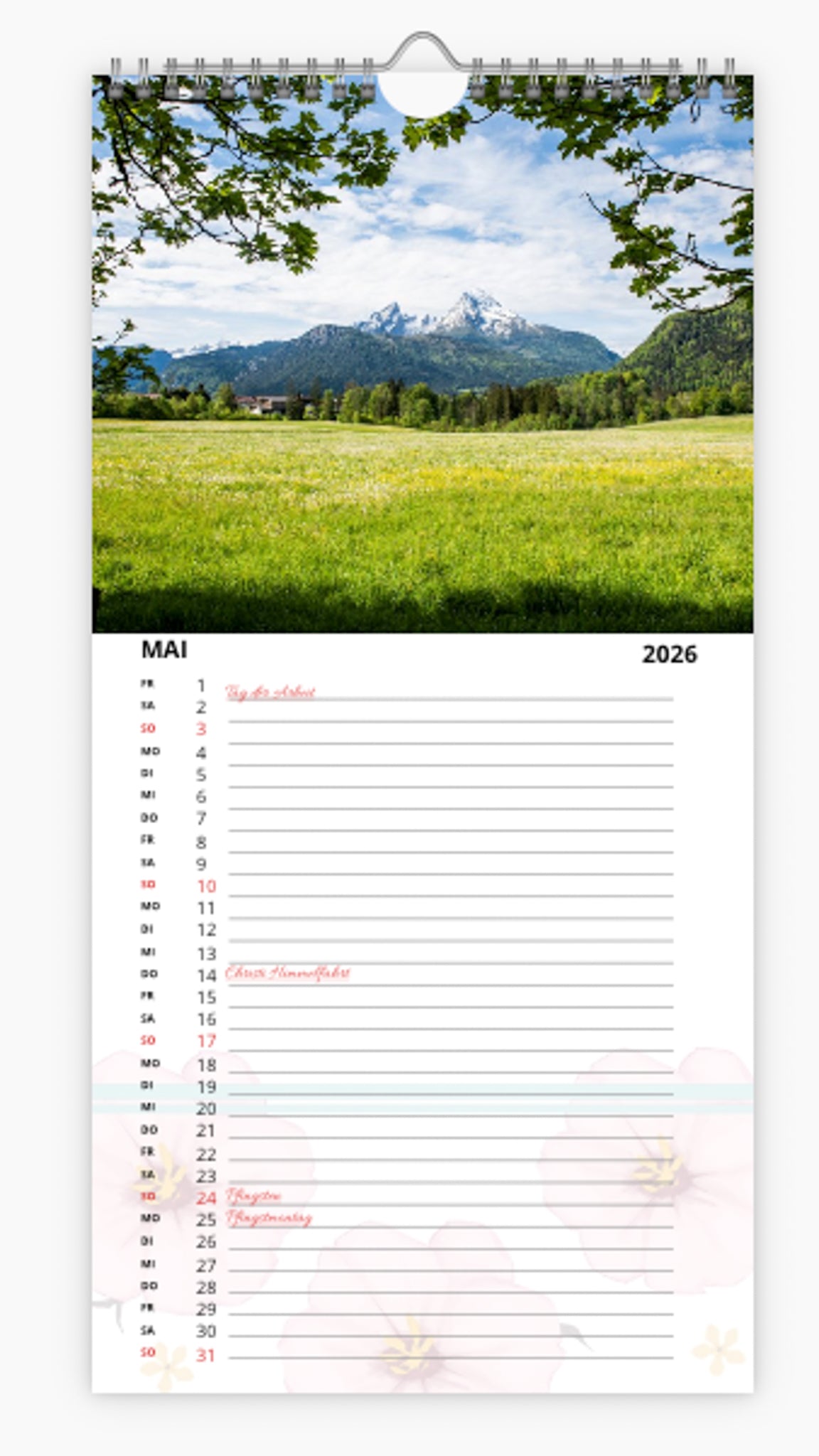 Terminplaner Berchtesgaden 2026