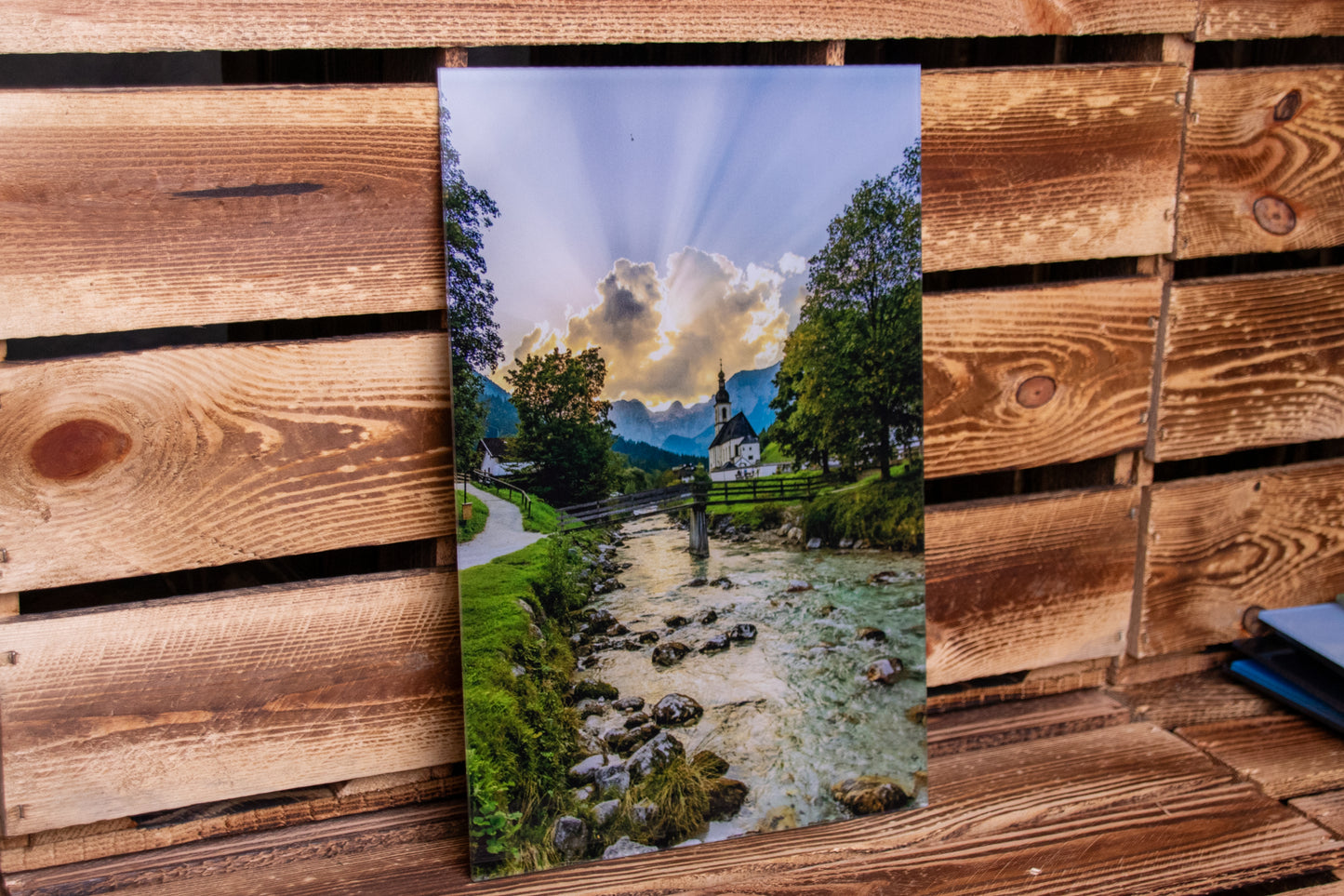 LED Box Ramsau Abendstimmung