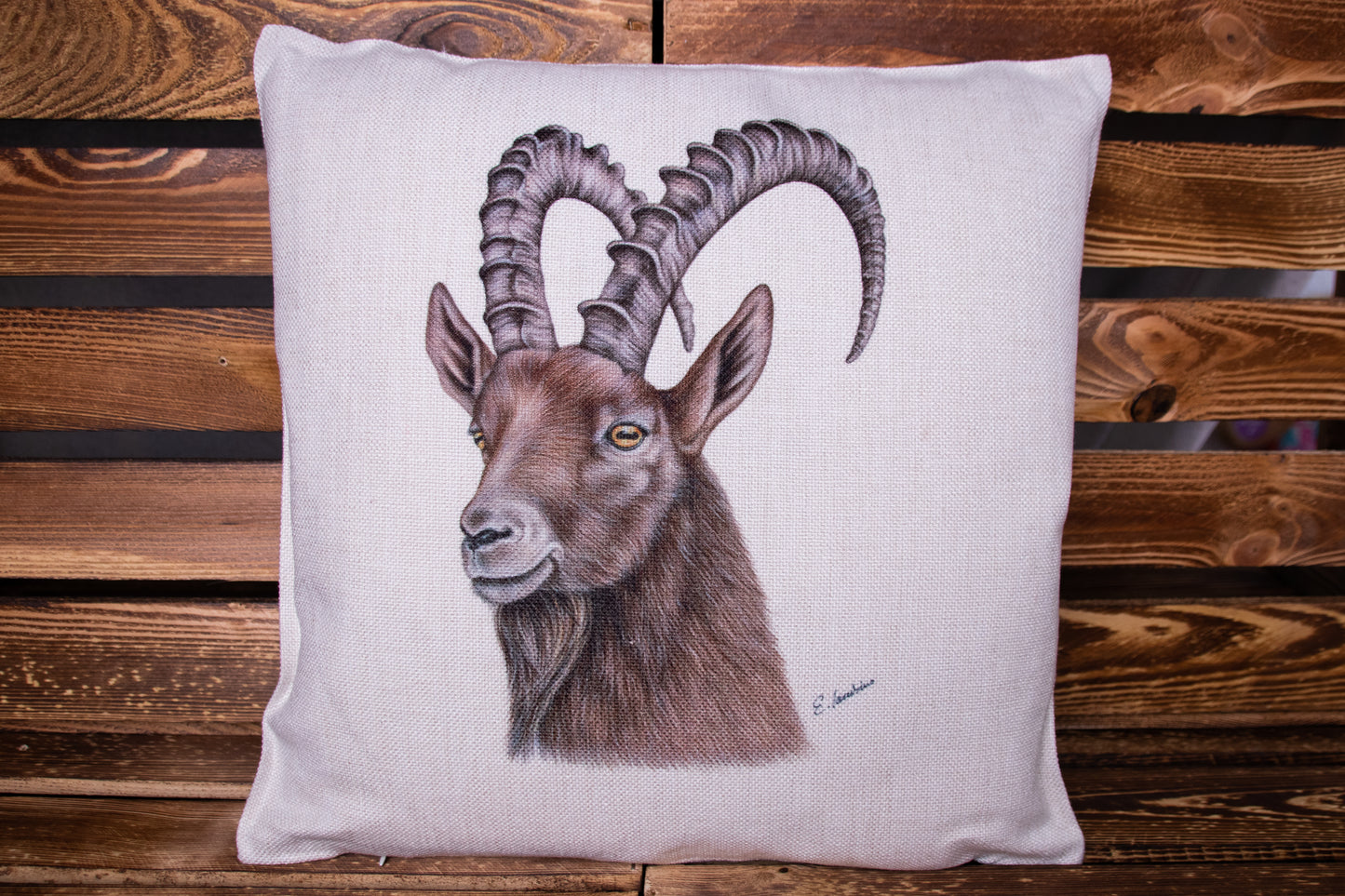 Kissen Steinbock