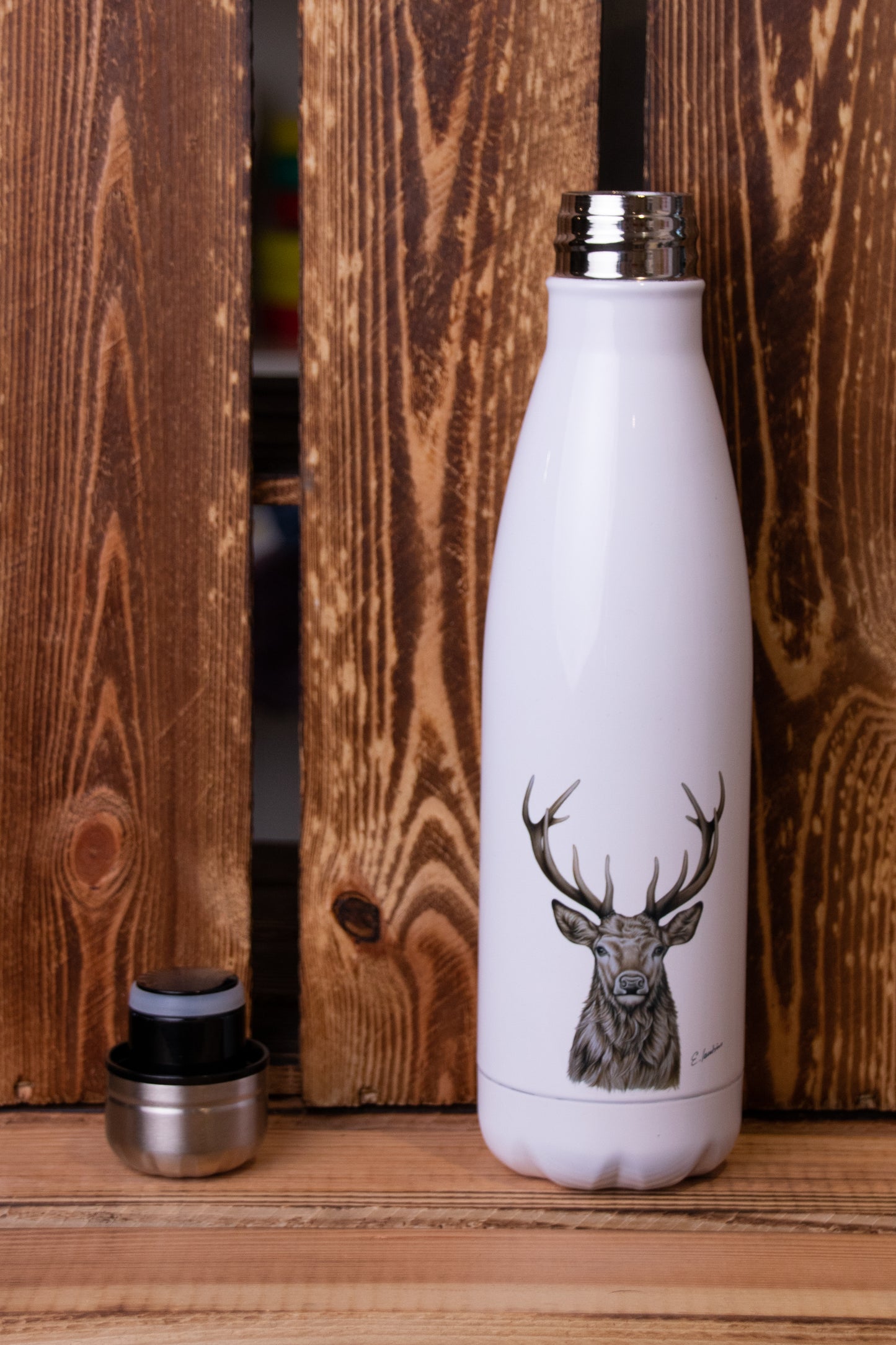 Isolierflasche Hirsch