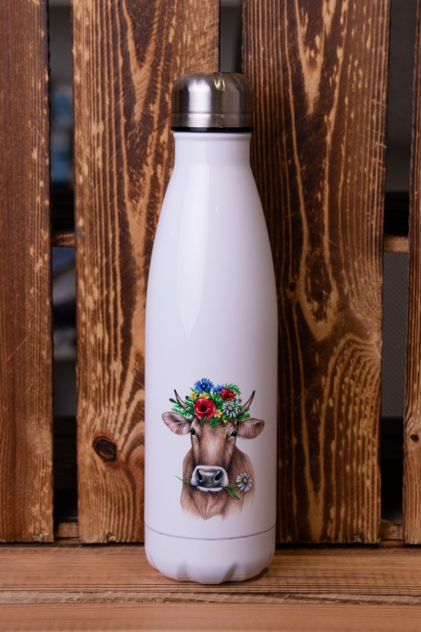 Isolierflasche Blumenkuh