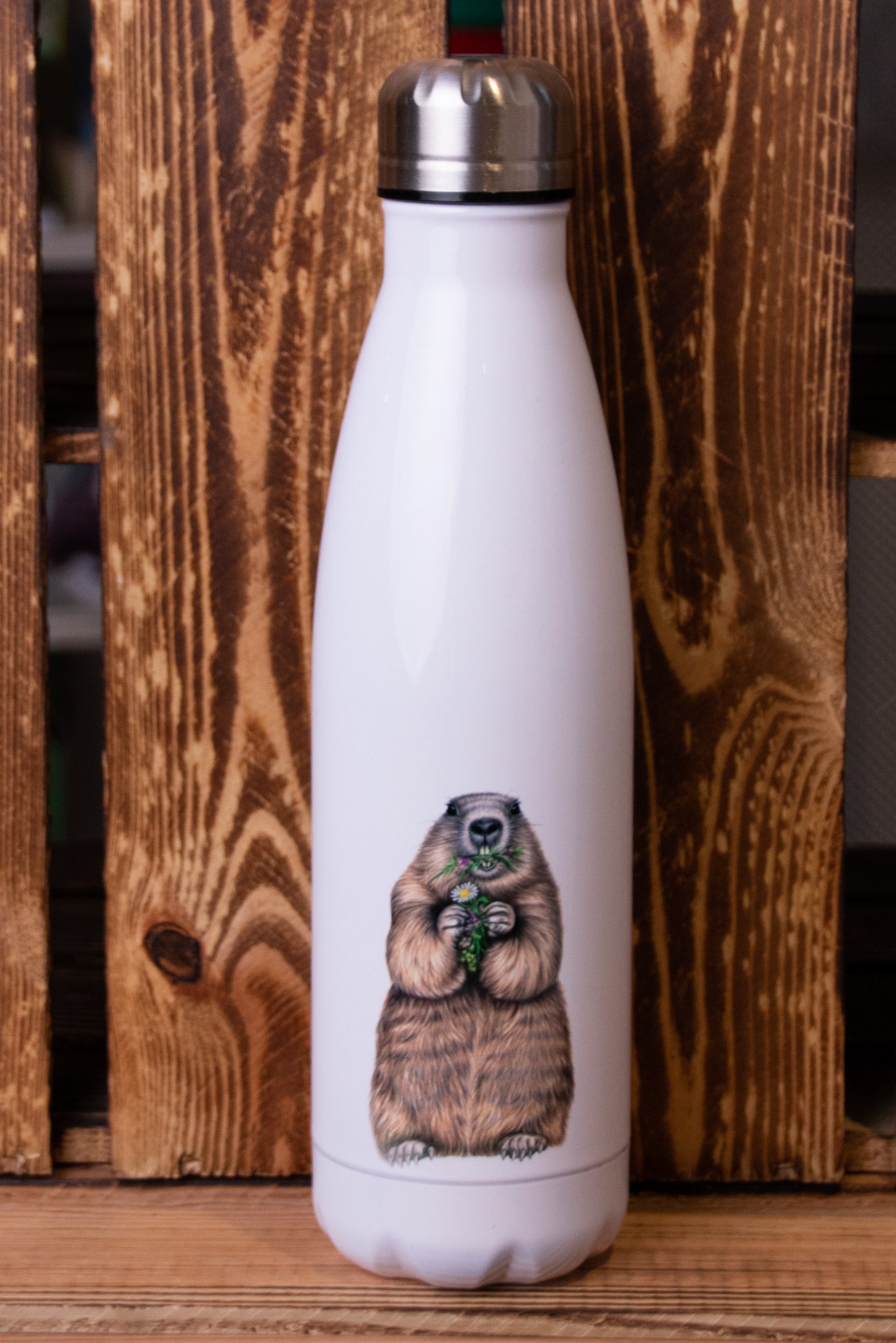 Isolierflasche Murmeltier