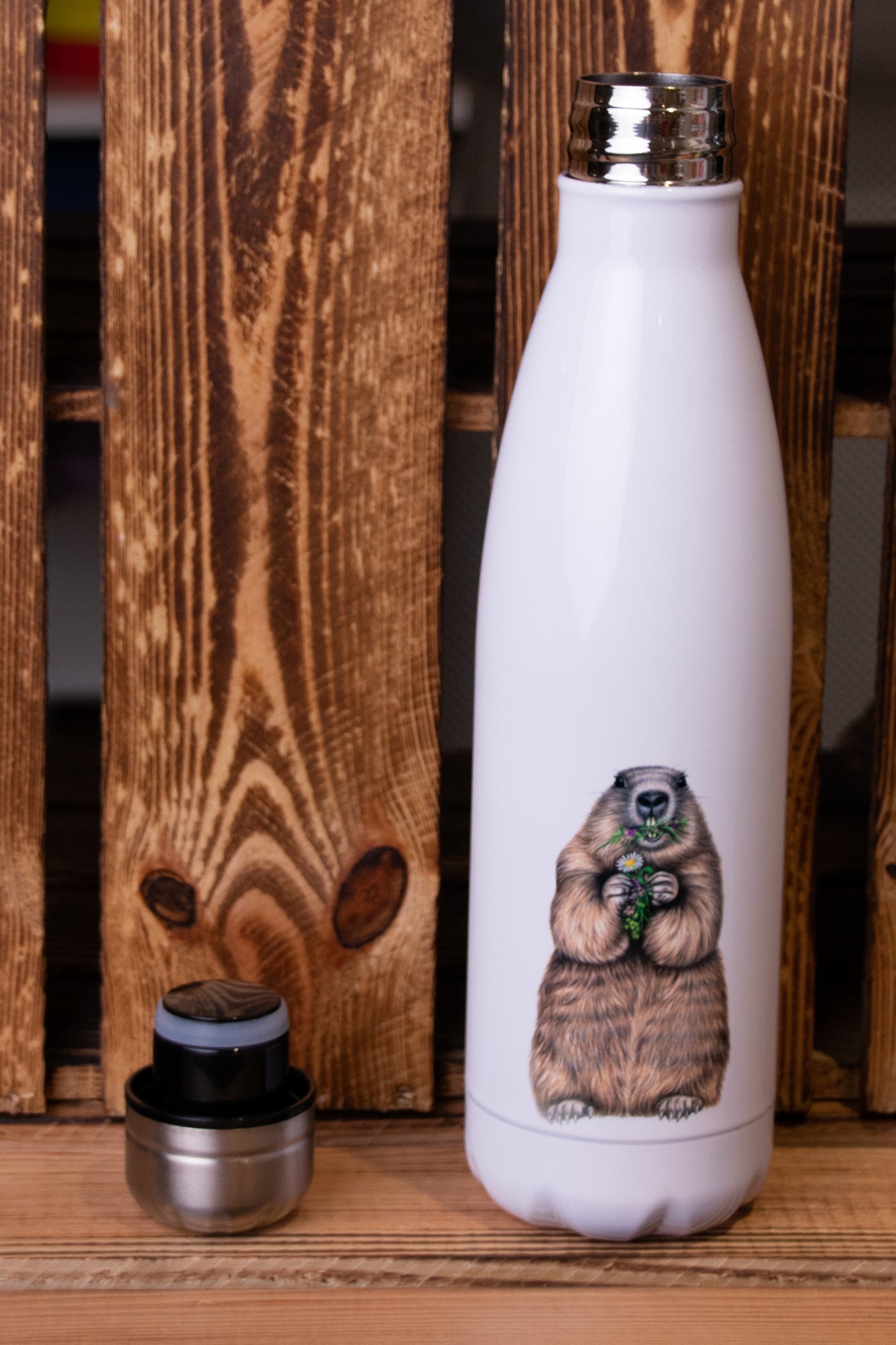 Isolierflasche Murmeltier