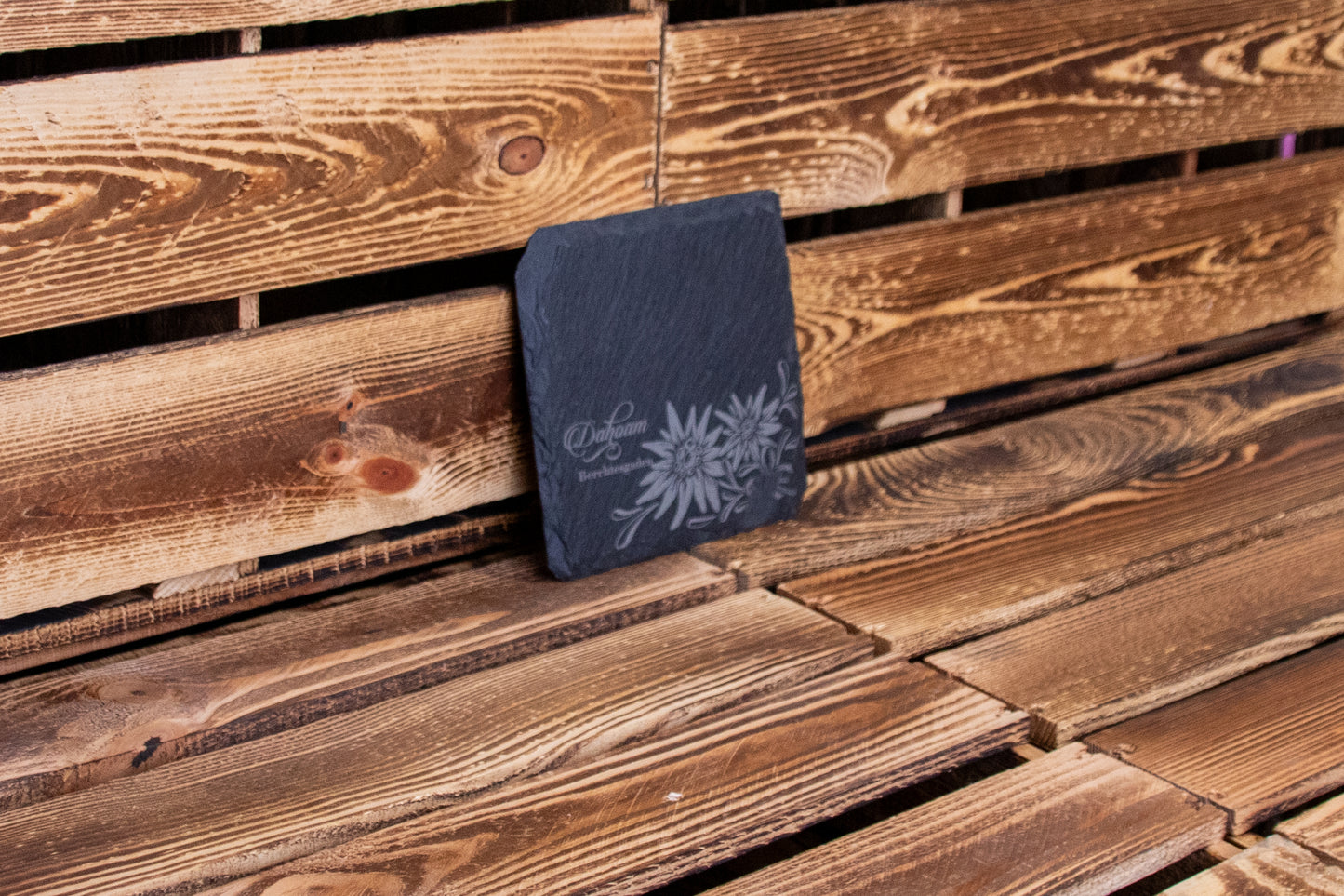 Schiefertafel Untersetzer Berchtesgaden