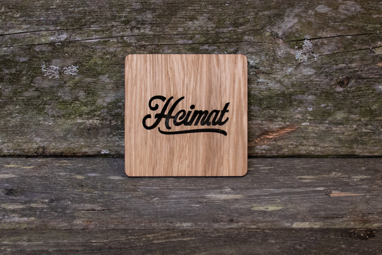 Holz Untersetzer Heimat