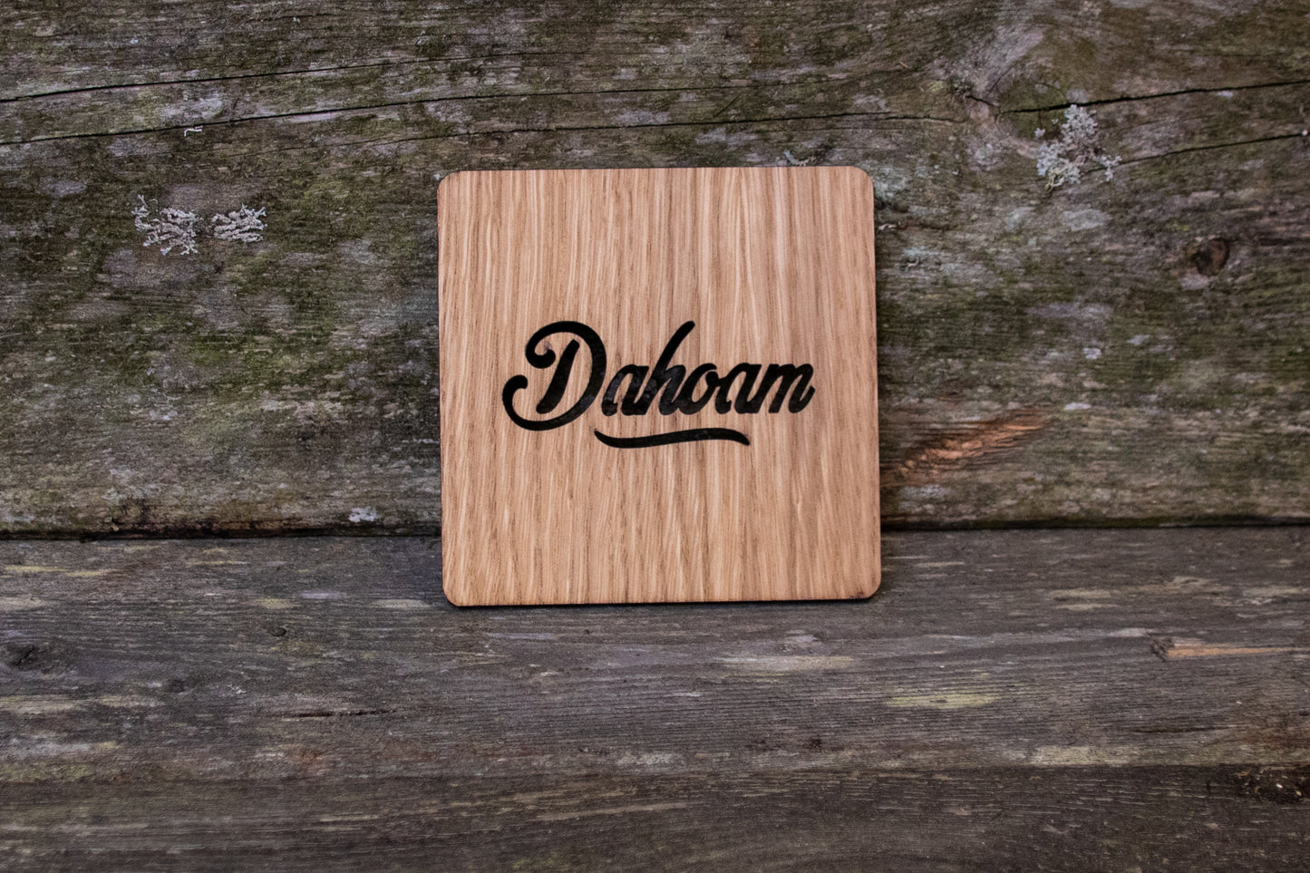 Holz Untersetzer Dahoam
