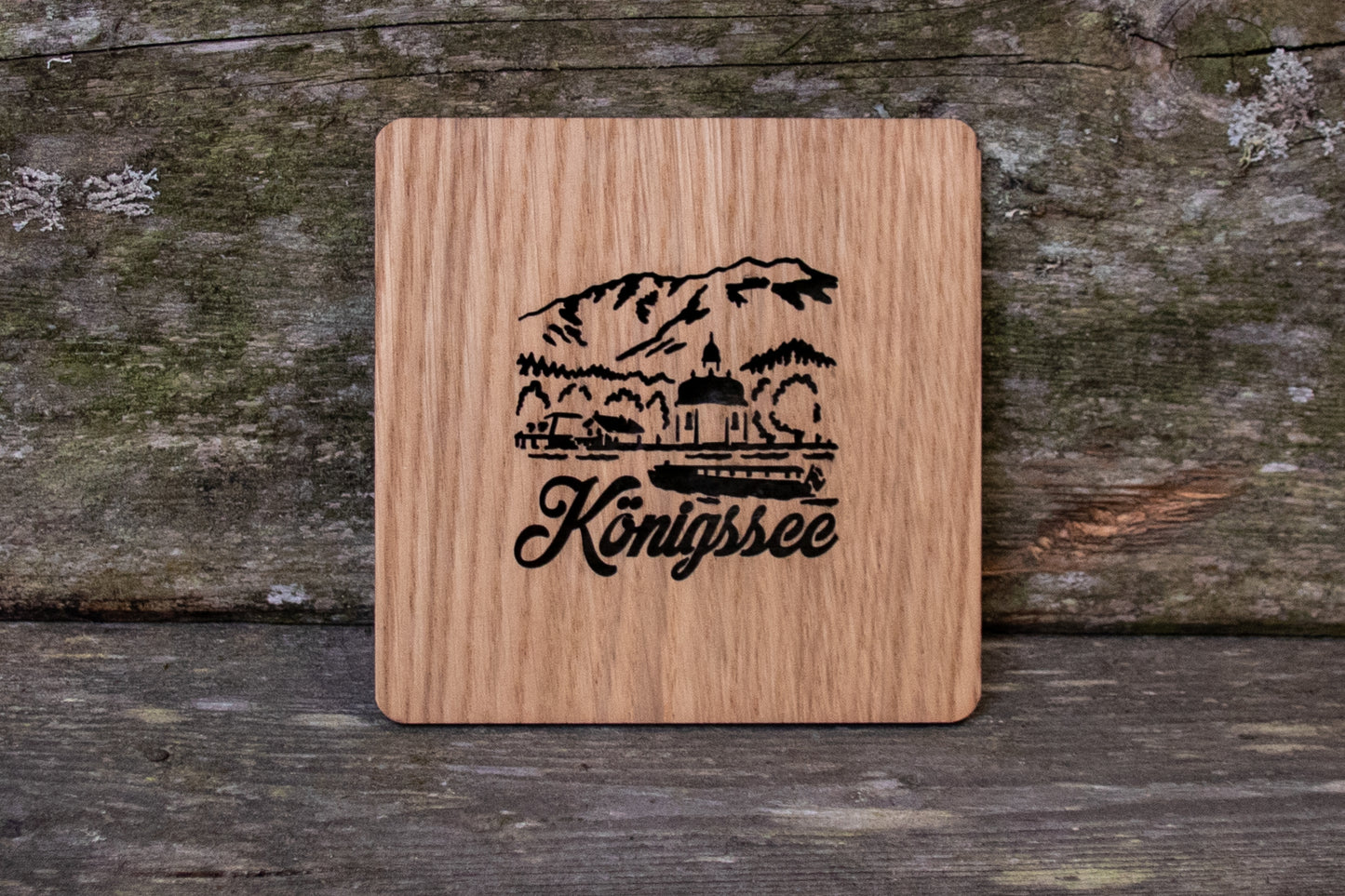 Holz Untersetzer Königssee
