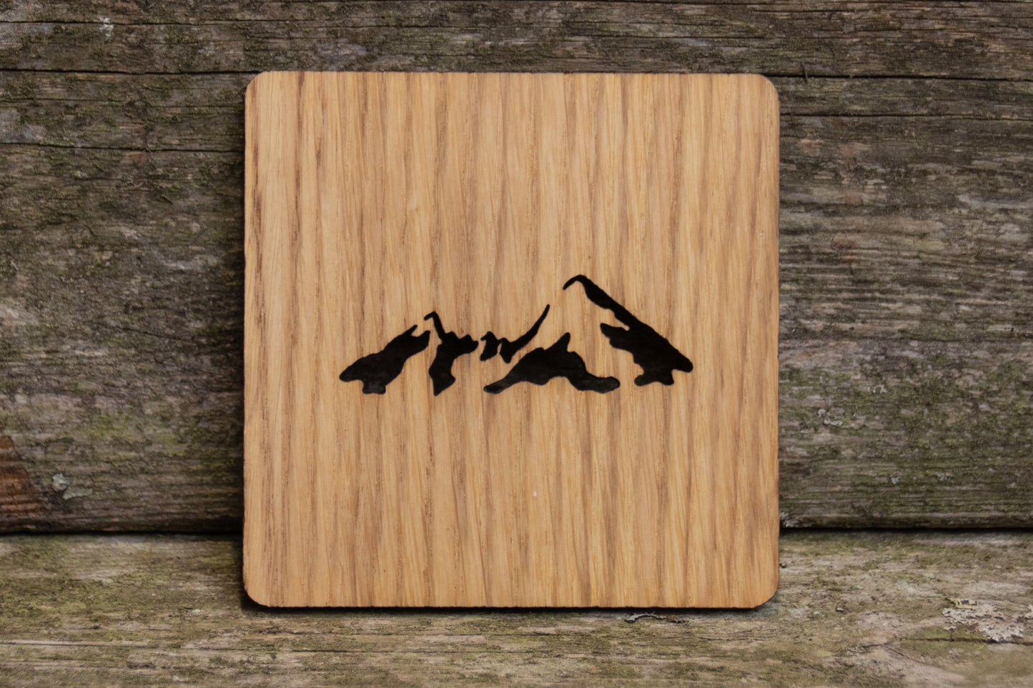 Holz Untersetzer Watzmann