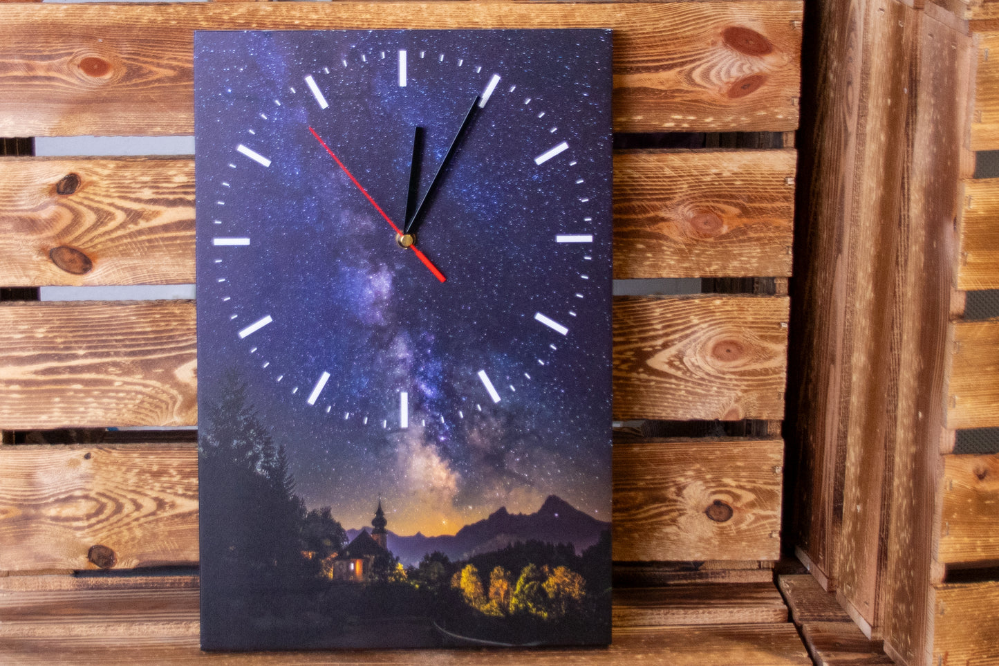 Wanduhr Milchstraße Maria Gern