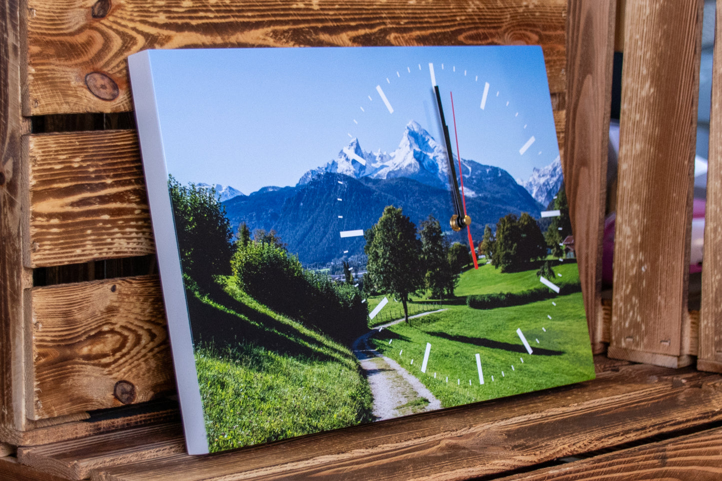 Wanduhr Watzmann Weg Berchtesgaden