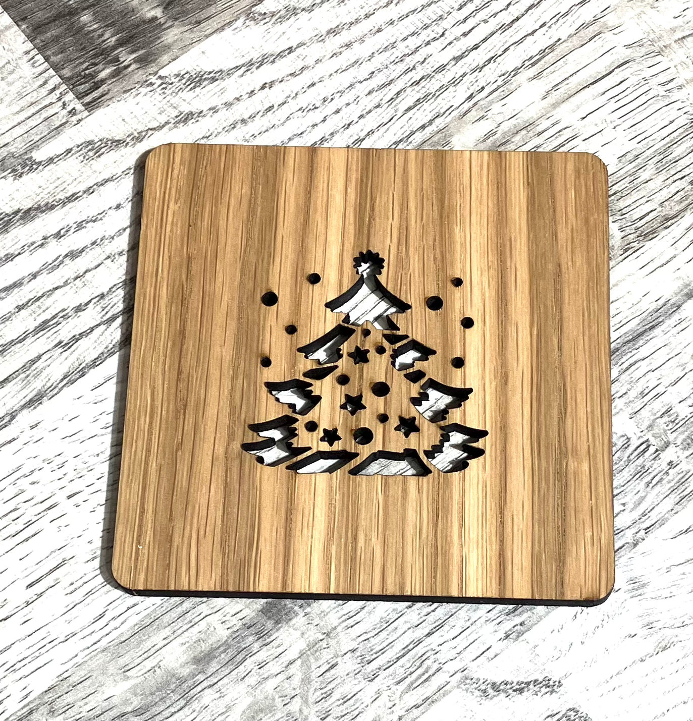 Untersetzer Weihnachtsbaum