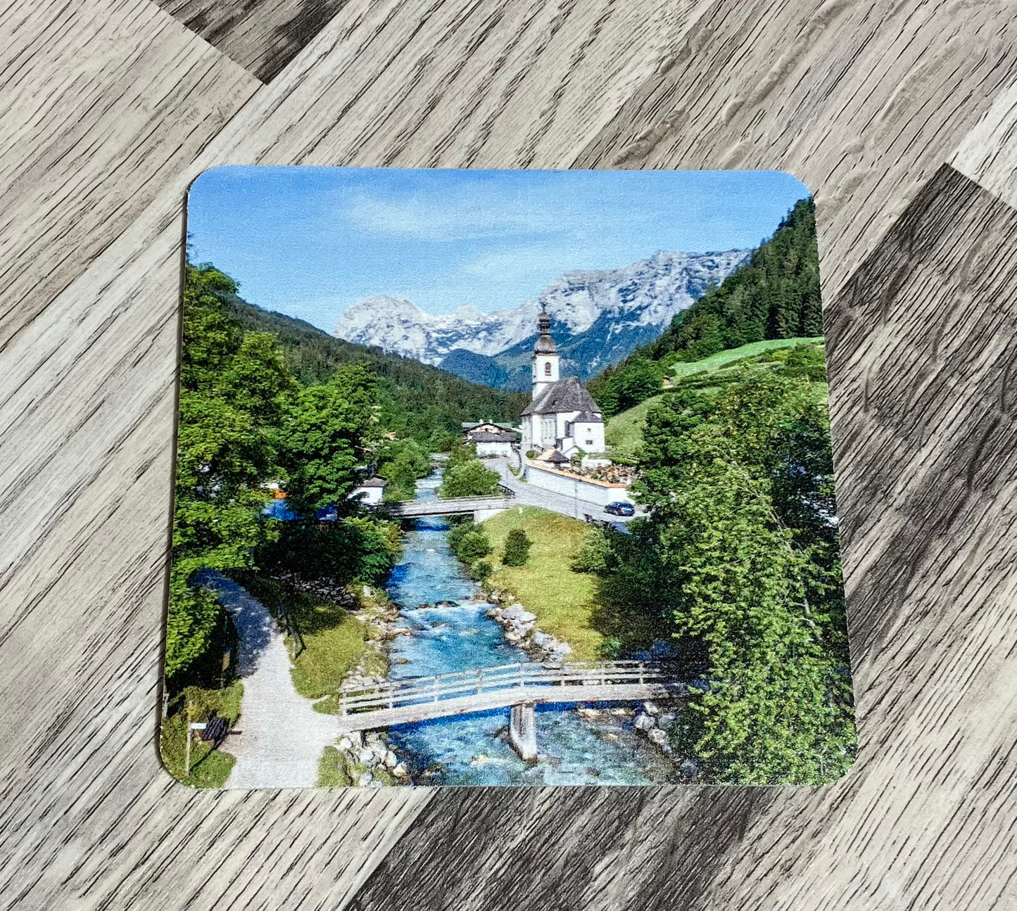 Vynil Untersetzer Ramsau Frühling