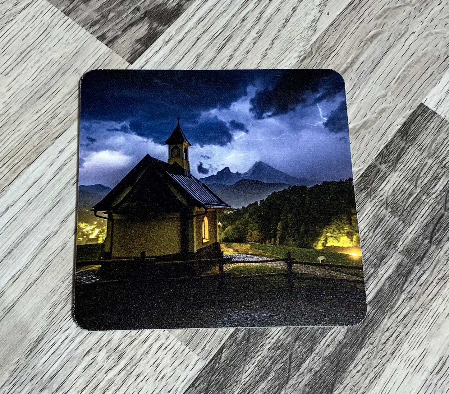 Vynil Untersetzer Gewitter