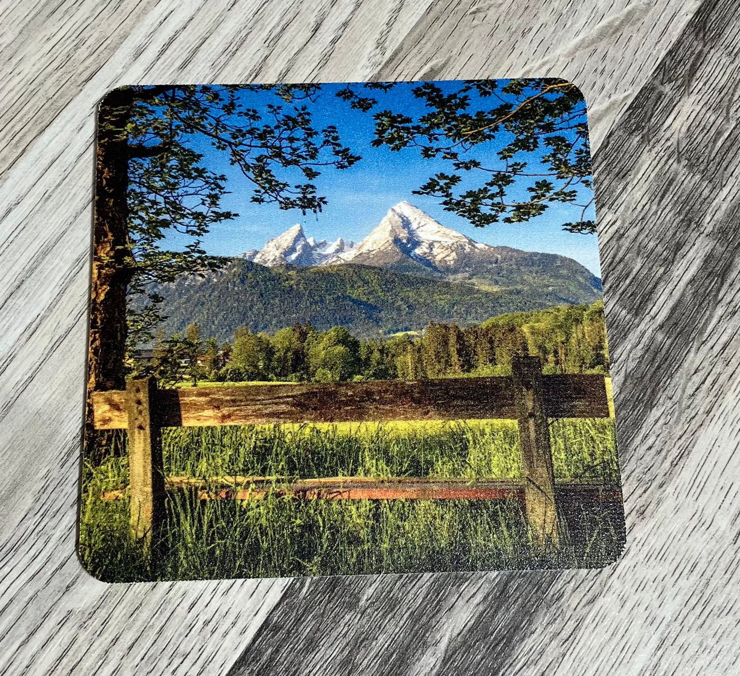 Vynil Untersetzer Watzmann Bank