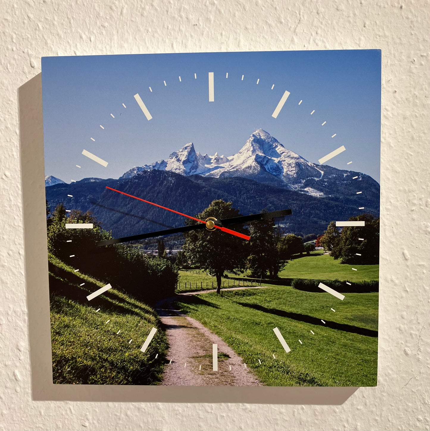 Wanduhr Watzmann Weg Berchtesgaden