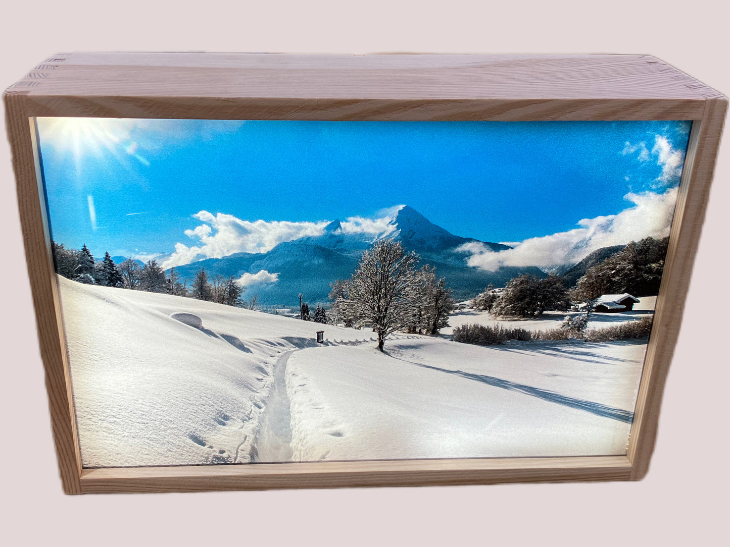 LED Watzmann Winter Weg