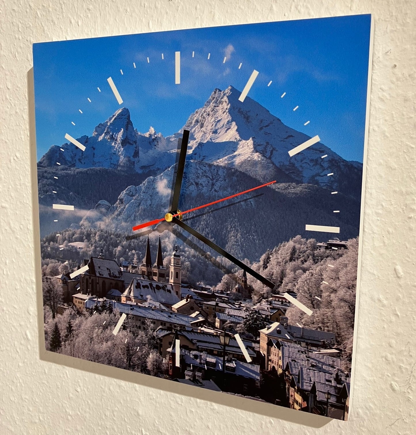 Wanduhr Berchtesgaden Winter