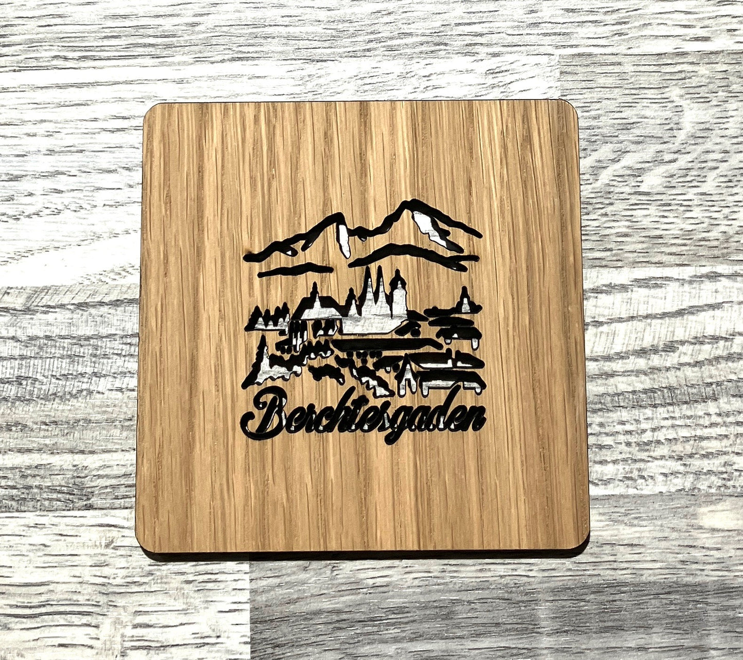 Holz Untersetzer Berchtesgaden