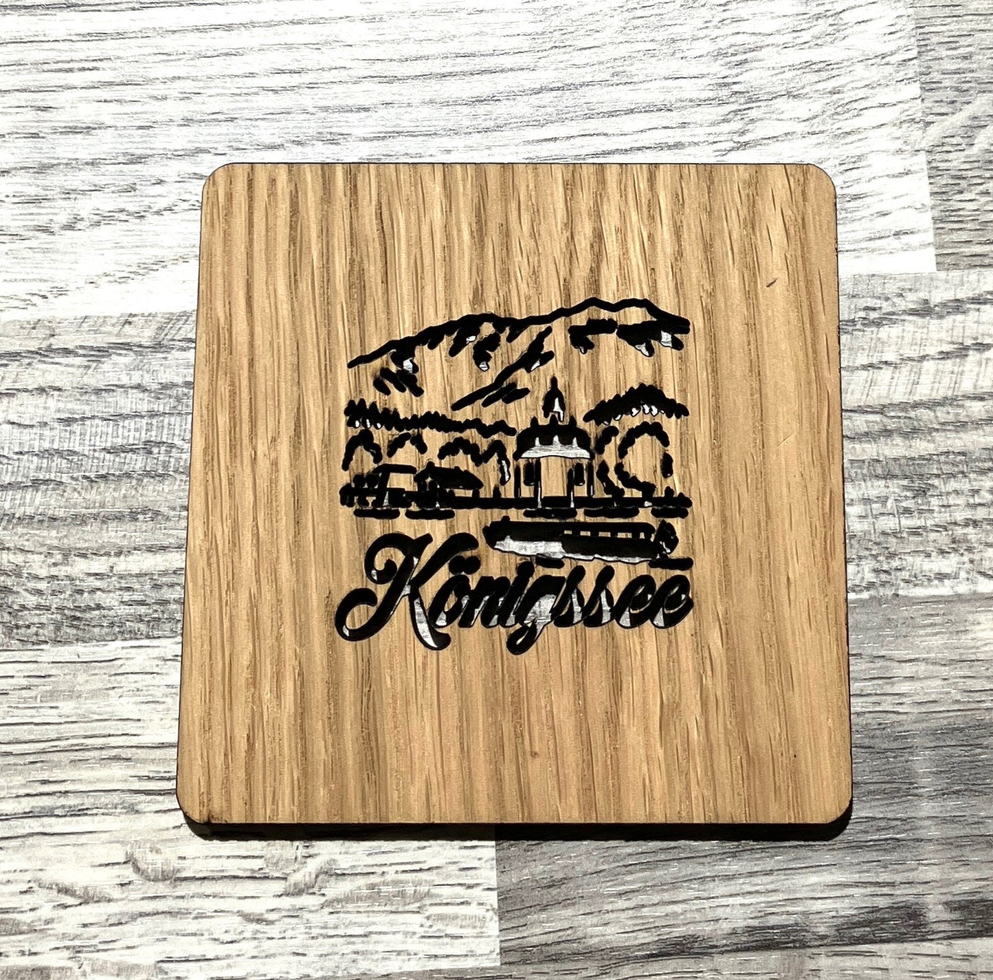 Holz Untersetzer Königssee