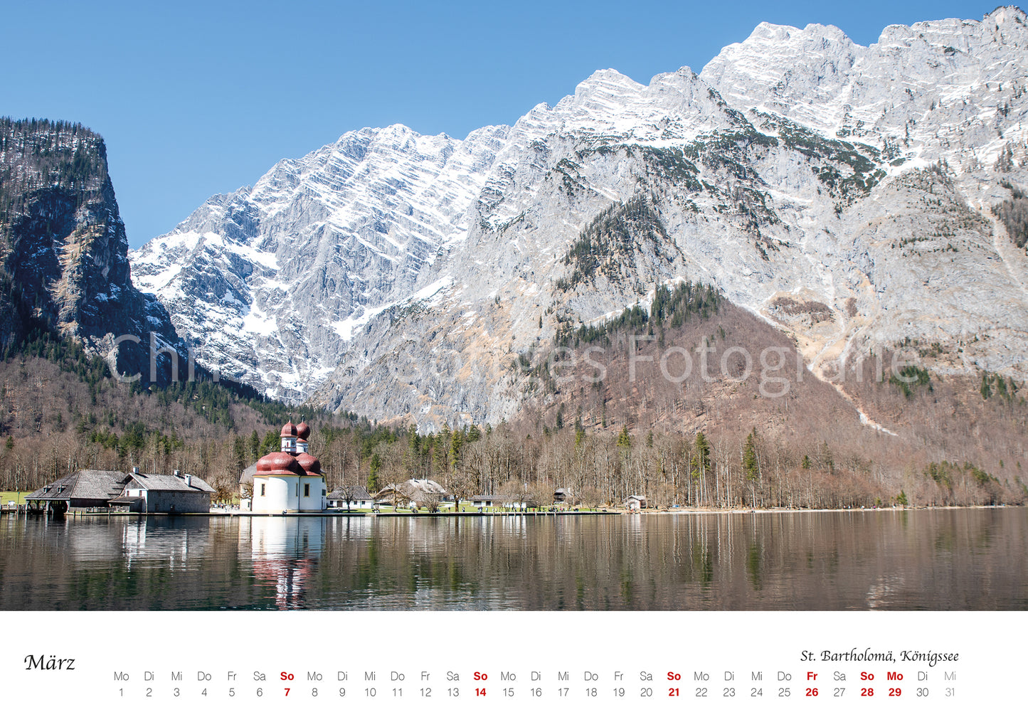 Kalender 2027 inkl. Adventskalender Berchtesgaden