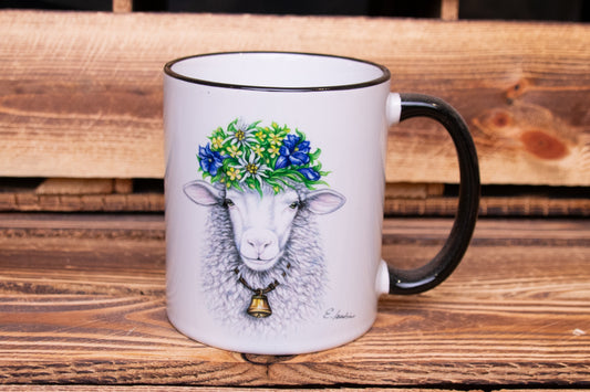 Tasse Blumenschaf