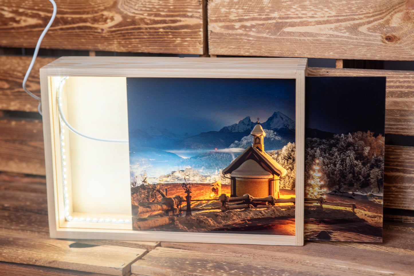 LED Box Weinfeld Weihnachten