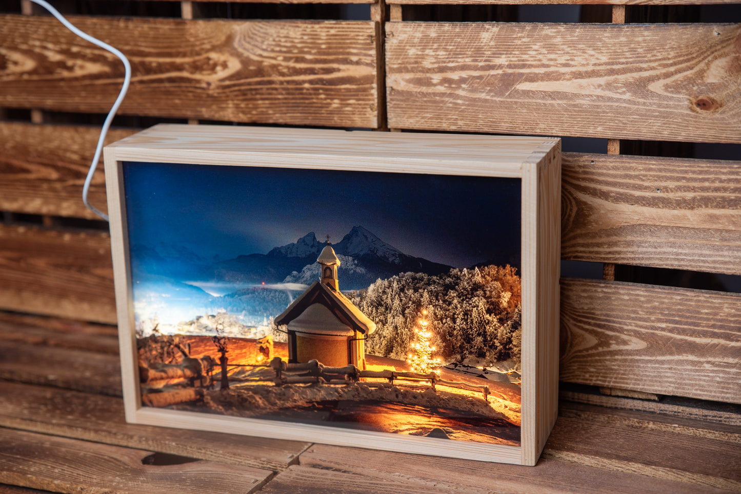 LED Box Weinfeld Weihnachten