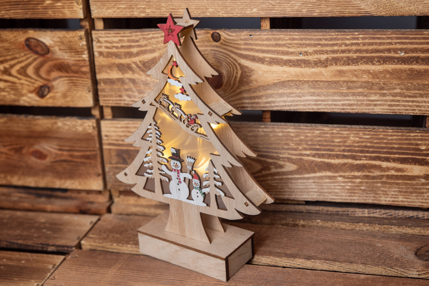 LED Baum Weihnachtsmann