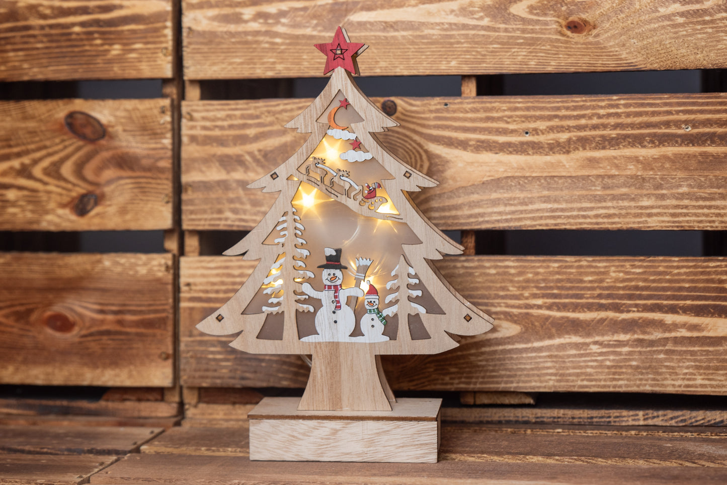 LED Baum Weihnachtsmann