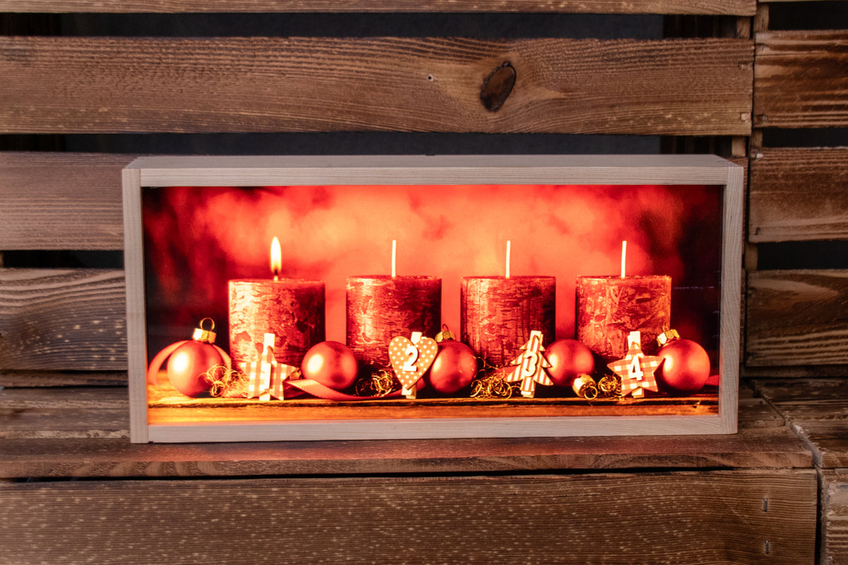 LED Box Adventskerzen – Christina Göttges Fotografie