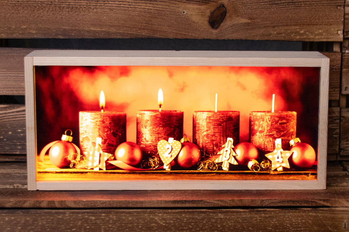LED Box Adventskerzen – Christina Göttges Fotografie
