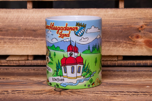 Cartoon Berchtesgaden Tasse