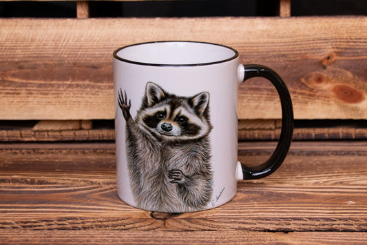 Tasse Waschbär