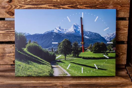Wanduhr Watzmann Weg Berchtesgaden