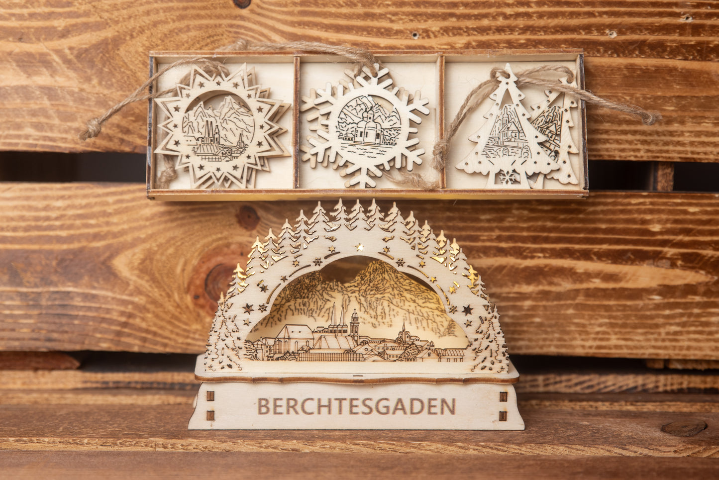 LED Schwibbogen Berchtesgaden